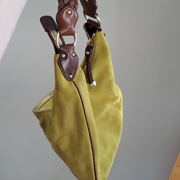 Michael Kors Suede Shoulder Bag - Picture 7 of 14